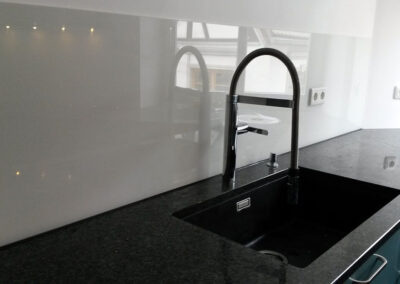 Theo Frommlet Fugentechnik Memmingen - Dunkles Küchenwaschbecken