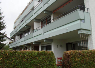 Theo Frommlet Fugentechnik Memmingen - Eingebaute und abgedichtete Wasserabläufe in Balkonen in Wohnungen