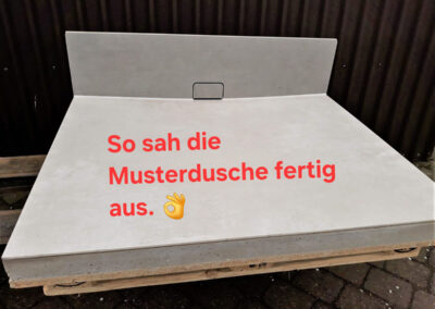 Theo Frommlet - Fugentechnik Memmingen - Gebogene Fliese Musterdusche