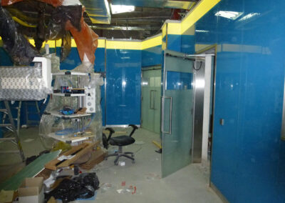 Theo Frommlet - Fugentechnik Memmingen - Spezialabdichtungen für Hygiene-Sensitivbereiche - Baustelle OP-Saal