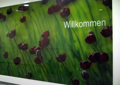 Theo Frommlet - Fugentechnik Memmingen - Spezialabdichtungen für Hygiene-Sensitivbereiche - Willkommenswand