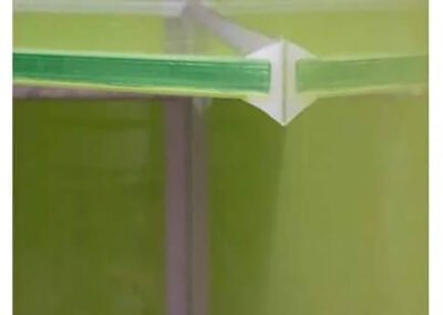 Theo Frommlet - Fugentechnik Memmingen - Verklebtes Glas an Wand